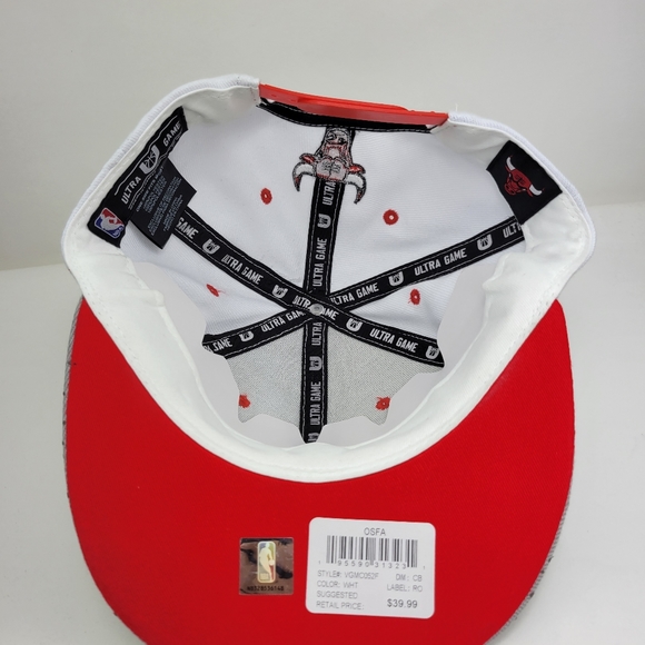 New NBA Chicago Bulls Embroidered Logo Snapback Hat Cap - Picture 3 of 3